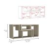 Extendable Tv Stand Houston, Living Room, Light Pine