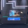 FashionTV stand,TV Cabinet,entertainment center TV station,TV console,console with LED light belt, light belt can be remote control,with cabinets,open
