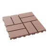 Plastic Interlocking Deck Tiles,44 Pack Patio Deck Tiles,11.8"x11.8" Square Waterproof Outdoor All Weather Use, Patio Decking Tiles for Poolside Balco