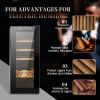 35L Cigar Humidors with Cooling and Heating Function , 250Counts Capacity Cigar Humidor Humidifiers with Constant Temperature Controller, Father's Day