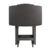 Dorian 5-Pc Snack Table Set; Oyster Gray