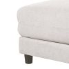 U_STYLE 2 Pieces L shaped Sofa with Removable Ottomans and comfortable waist pillows