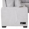 87.4"Sectional Sleeper Sofa with USB Charging Port and Plug Outlet,Pull-Out Sofa Bed with 3 Pillows, L-Shape Chaise for Living Room Small Apartment,Bl