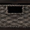 TREXM Storage Bench with Removable Basket and 2 Drawers, Fully Assembled Shoe Bench with Removable Cushion (Espresso)