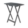 Dorian 5-Pc Snack Table Set; Oyster Gray