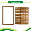Acacia 3 Tiers Wooden Plants Stand Foldable Shoe Rack Multipurpose Shelf Perfect Idea For Living Room; Bedroom; Hallway; Bathroom Natural Color.