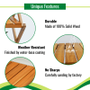 Acacia 3 Tiers Wooden Plants Stand Foldable Shoe Rack Multipurpose Shelf Perfect Idea For Living Room; Bedroom; Hallway; Bathroom Natural Color.