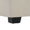 U_STYLE 3 Seat Sofa with Removable Back and Seat Cushions and 4 Comfortable Pillows