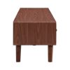 U-Can Modern TV Stand with 3 Drawers Adorned with Embossed Patterns for 65+ Inch TV, Rectangle Entertainment Center with Ample Storage Space for Livin