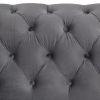 64" Velvet Upholstered Loveseat Sofa,Modern Loveseat Sofa with Thick Removable Seat Cushion,2-Person Loveseat Sofa Couch for Living Room,Bedroom,or Sm