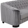 82" Mid Century Modern Sofa with Rubber Wood Legs,Velvet Upholstered Sofa Couch,Sofa with Thick Removable Seat Cushion, 3 Seater Sofa Couch for Living