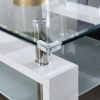 Light Weight White Side Table, Living Room Couch Side Table, 24"x24"x24"