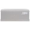 TREXM Storage Bench with 4 Doors and Adjustable Shelves, Shoe Bench with Removable Cushion for Living Room, Entryway (Gray Wash)