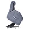 Lift Chair Recliner for Elderly Power Remote Control Recliner Sofa Relax Soft Chair Anti-skid Australia Cashmere Fabric Furniture Living Room Dusty Bl