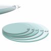 28" Inch Round Tempered Glass Table Top Clear Glass 2/5 Inch Thick Beveled Polished Edge