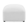 L-Shape Modular Sectional Sofa, DIY Combination,Teddy Fabric,White