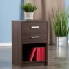 Molina Accent Table; Nightstand; Cocoa