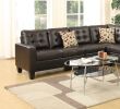 Modular Sectional Espresso Faux Leather 4pcs Sectional Sofa LAF And RAF Loveseats Corner Wedge Armless Chair Tufted Cushion Couch