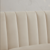 Modern Upholstered Tufted Accent Chair, Velvet Fabric Single Sofa Side Chair, Comfy Barrel Club Living Room Armchair with Solid Wood Legs for Bedroom