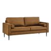 79"Mid-Century Modern Couch with high-tech Fabric Surface/ Upholstered Cushions/Pillows,Seat Sofas&Couches for Living Room Apartment Office, Large-Bro