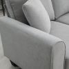 Modern U Shape Sectional Sofa, 7 Seat Fabric Sectional Sofa Set with 3 Pillows Included for Living Room, Apartment, O
