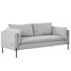2 Piece Sofa Sets Modern Linen Fabric Upholstered Loveseat and 3 Seat Couch Set Furniture for Different Spaces; Living Room; Apartment(2+3 seat)
