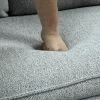2 Piece Sofa Sets Modern Linen Fabric Upholstered Loveseat and 3 Seat Couch Set Furniture for Different Spaces; Living Room; Apartment(2+3 seat)