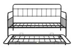 Metal Frame Daybed with trundle