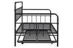 Metal Frame Daybed with trundle