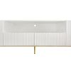 U-Can Modern TV Stand for 70+ Inch TV, Entertainment Center TV Media Console Table, with Shelf, 2 Drawers and 2 Cabinets, TV Console Cabinet Furniture