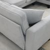 Modern U Shape Sectional Sofa, 7 Seat Fabric Sectional Sofa Set with 3 Pillows Included for Living Room, Apartment, O