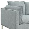 2 Piece Sofa Sets Modern Linen Fabric Upholstered Loveseat and 3 Seat Couch Set Furniture for Different Spaces; Living Room; Apartment(2+3 seat)