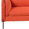 2 Piece Sofa Sets Modern Linen Fabric Upholstered Loveseat and 3 Seat Couch Set Furniture for Different Spaces; Living Room; Apartment(2+3 seat)