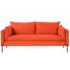 2 Piece Sofa Sets Modern Linen Fabric Upholstered Loveseat and 3 Seat Couch Set Furniture for Different Spaces; Living Room; Apartment(2+3 seat)