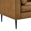 79"Mid-Century Modern Couch with high-tech Fabric Surface/ Upholstered Cushions/Pillows,Seat Sofas&Couches for Living Room Apartment Office, Large-Bro