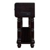 Light Luxury Retro Sofa Table with outlets, 54 inch pine wood console table with 2 Power Outlets and 2 USB Ports for entryway/hallway/ living room wit