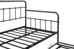 Metal Frame Daybed with trundle