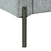 2 Piece Sofa Sets Modern Linen Fabric Upholstered Loveseat and 3 Seat Couch Set Furniture for Different Spaces; Living Room; Apartment(2+3 seat)
