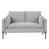 2 Piece Sofa Sets Modern Linen Fabric Upholstered Loveseat and 3 Seat Couch Set Furniture for Different Spaces; Living Room; Apartment(2+3 seat)