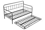 Metal Frame Daybed with trundle