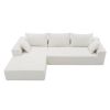 [VIDEO provided] [New] 109*68" Modular Sectional Living Room Sofa Set, Modern Minimalist Style Couch, Upholstered Sleeper Sofa for Living Room, Bedroo