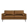 79"Mid-Century Modern Couch with high-tech Fabric Surface/ Upholstered Cushions/Pillows,Seat Sofas&Couches for Living Room Apartment Office, Large-Bro