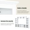 ON-TREND Minimalism Style Entertainment Wall Unit with Bridge, Modern TV Console Table for TVs Up to 70", Multifunctional TV Stand with Tempered Glass