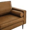 79"Mid-Century Modern Couch with high-tech Fabric Surface/ Upholstered Cushions/Pillows,Seat Sofas&Couches for Living Room Apartment Office, Large-Bro